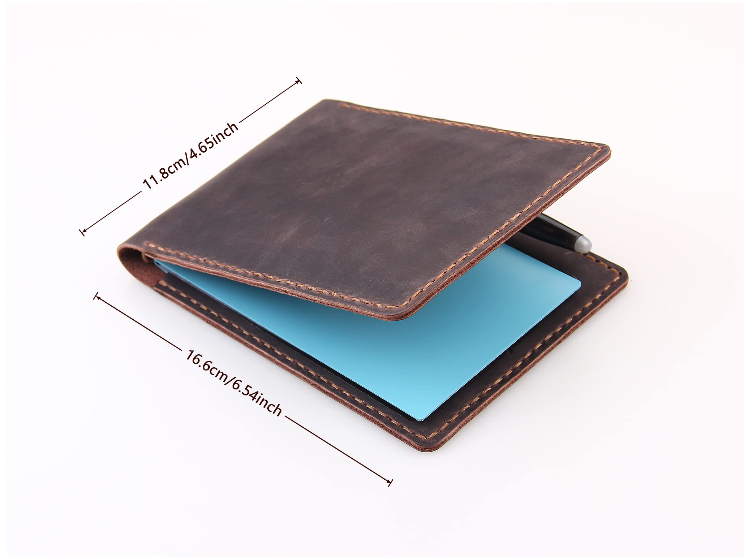 Amazon.com : Leather Cover for 3.5”x5.5”Top Spiral Notebook